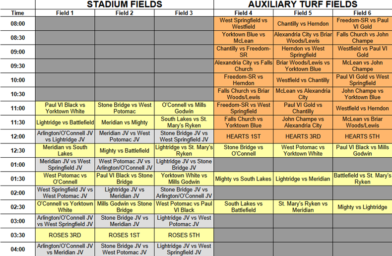 schedule